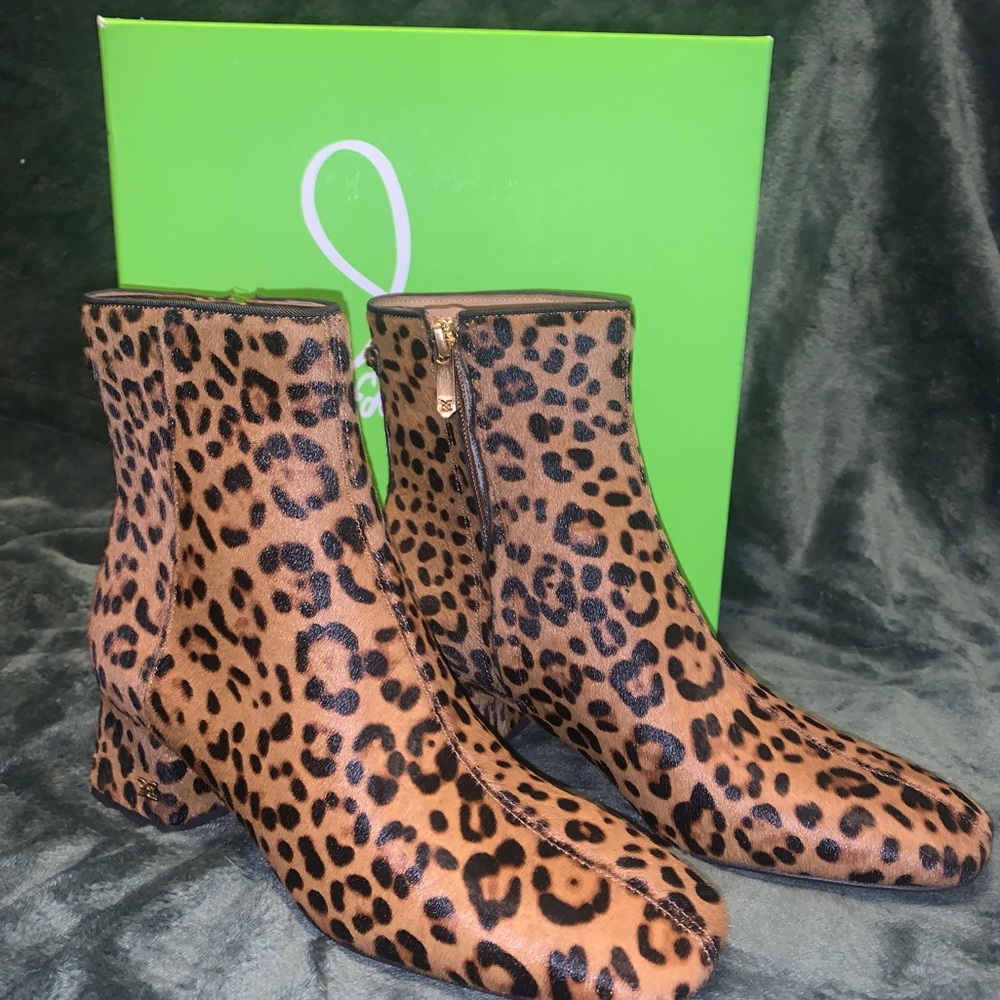 Women's Paige 2 Square Toe Printed Block Heel Ankle Booties